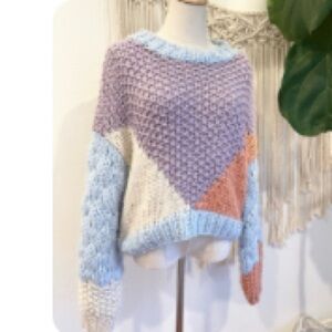 Colorblock Knit Sweater